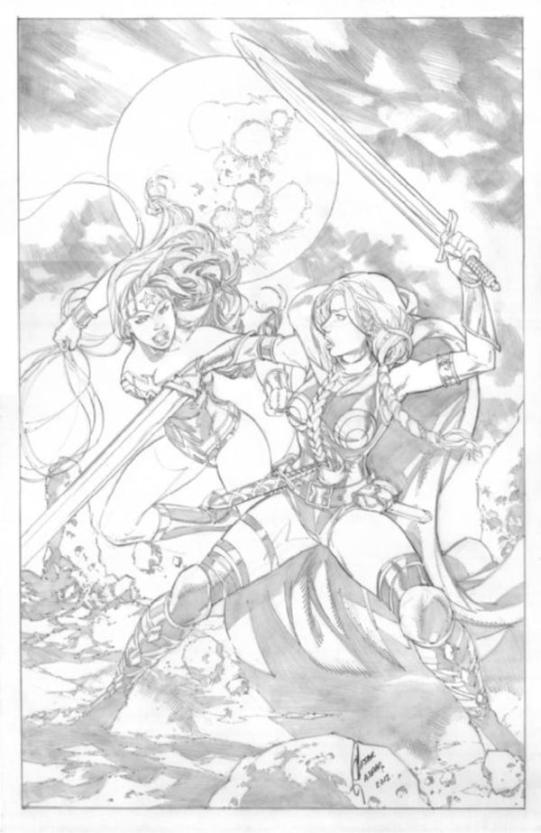 Image for Wonder Woman vs Valkyrie by Cesar GASPAR