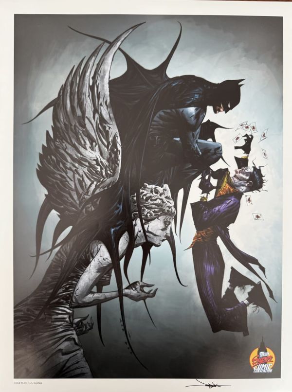 Image for Batman and Joker signed by Jae Lee
