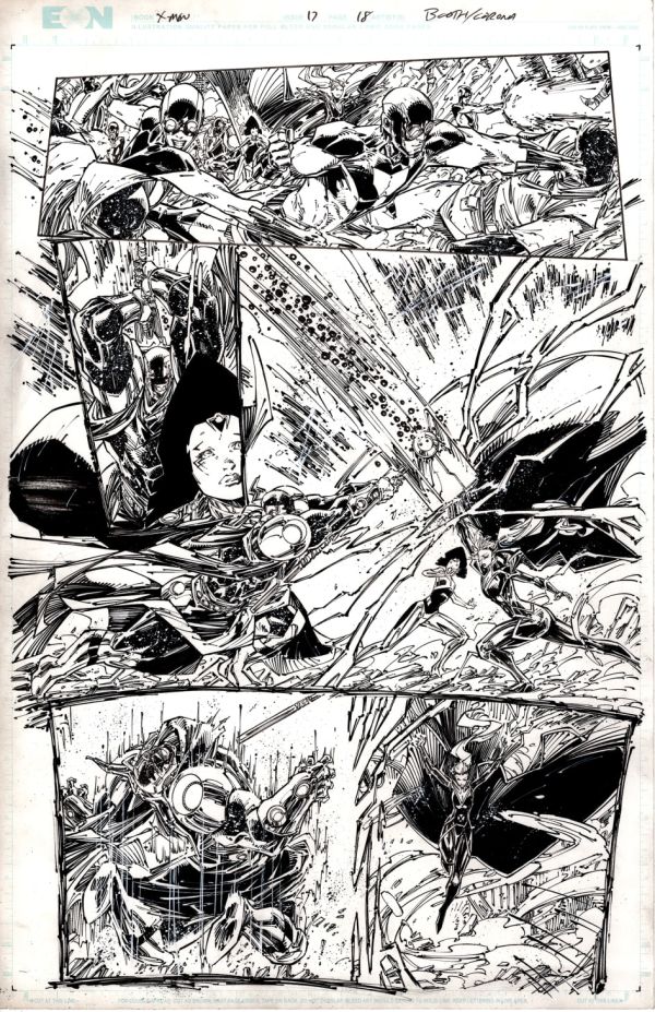 Image for Xmen #17 Pg #18 Original Art by Brett Booth & Adelso Corona!!