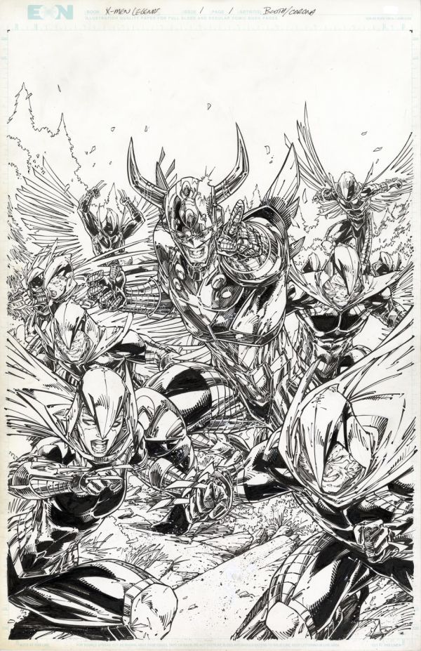 Image for Xmen Legends #1 Pg#1 Original Art by Brett Booth & Adelso Corona!!! 