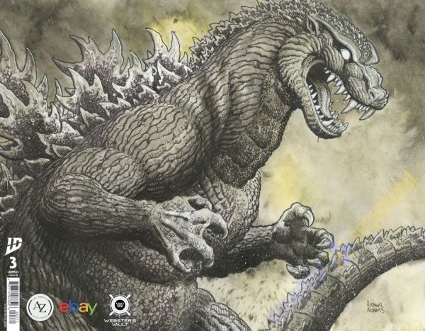 Image for Godzilla’s Monsterpiece Theatre #3 Variant Comic by Arthur Adams - Trade dress cover - Signed