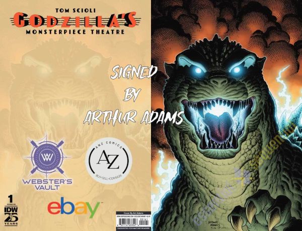 Image for Godzilla’s Monsterpiece Theatre #1 Variant Comic by Arthur Adams - Foil cover - signed
