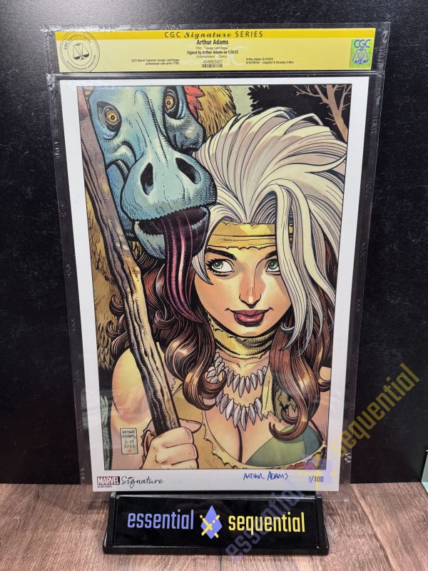 Image for Savage Land Rogue Le Print (Cgc) by Arthur Adams