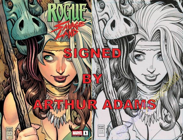 Image for Savage Land Rogue #1 Variant by Arthur Adams - 2-pack Set - Signed
