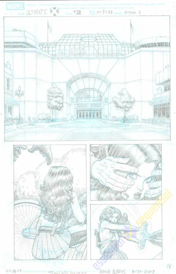 Image for Ultimate X #2 p.07 by Arthur Adams