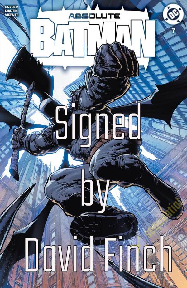Image for Absolute Batman #7 Variant by David Finch - Trade Dress Cover - Signed