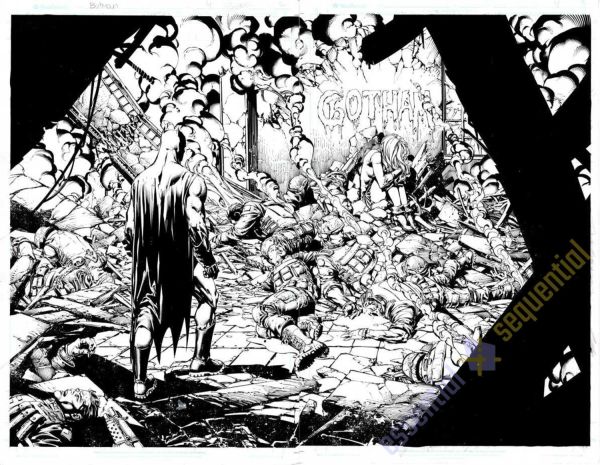 Image for Batman #4 p.02-3 by David Finch