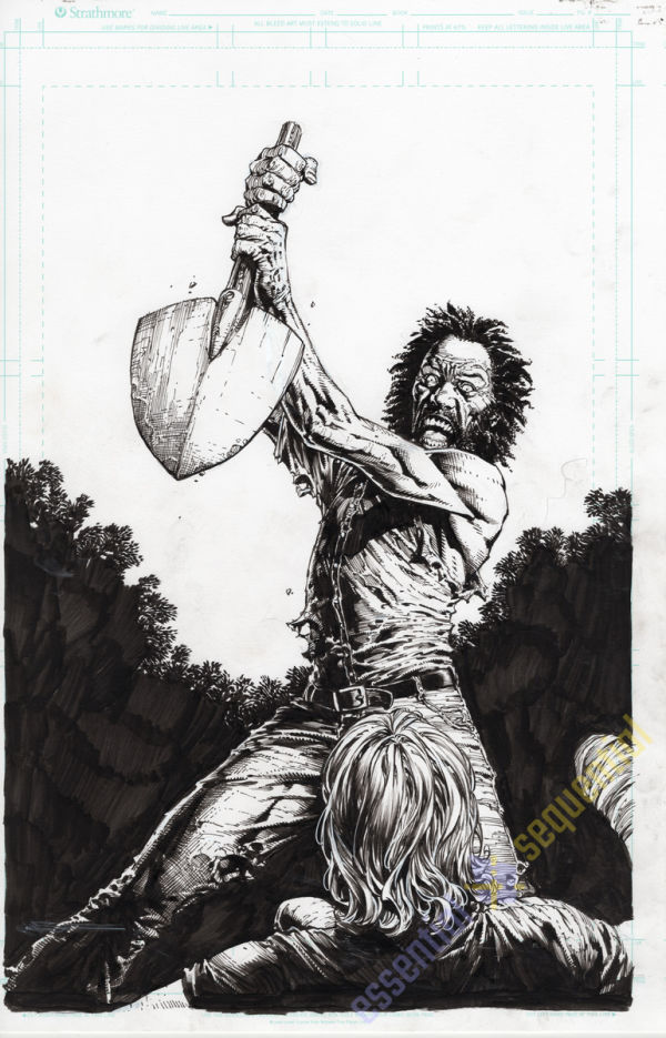Image for The Walking Dead Deluxe #58 Cover by David Finch