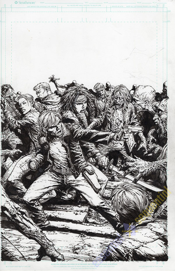 Image for Walking Dead Deluxe #106 Cover by David Finch