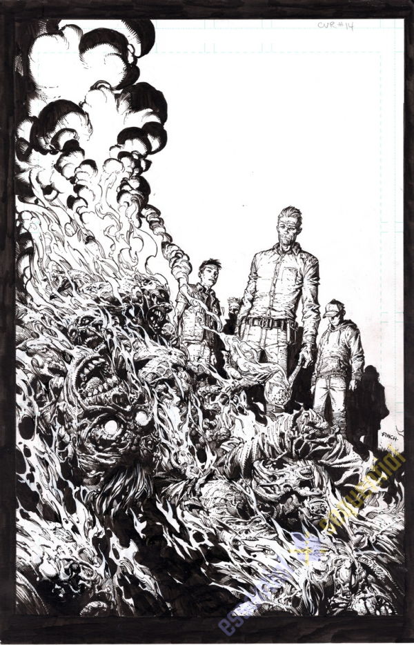 Image for Walking Dead Deluxe #14 Cover by David Finch
