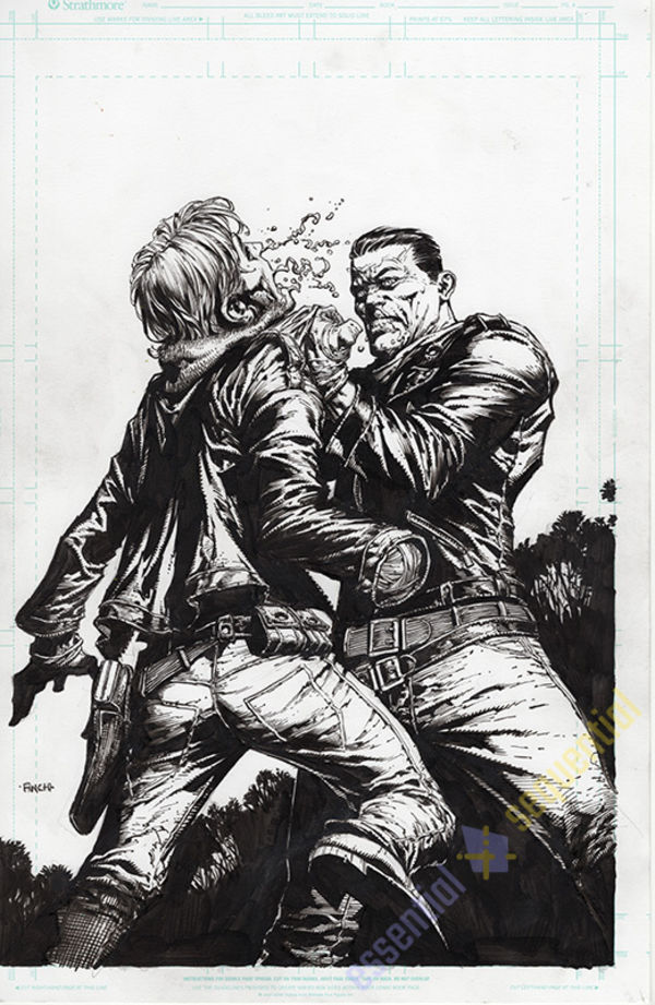 Image for Walking Dead Deluxe #107 Cover by David Finch