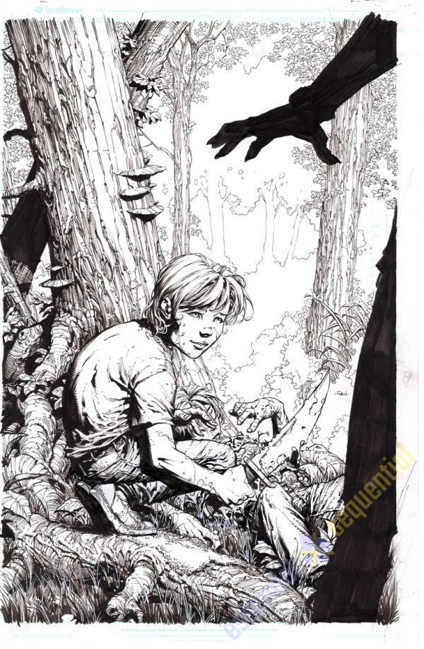 Image for Walking Dead Deluxe #61 Cover by David Finch