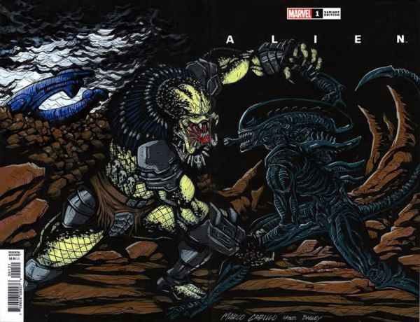 Image for Alien vs Predator homage cover after Mark Bagley