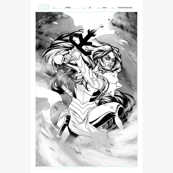 Image for X-Men #27 Cover Artist Proof by Russell Dauterman