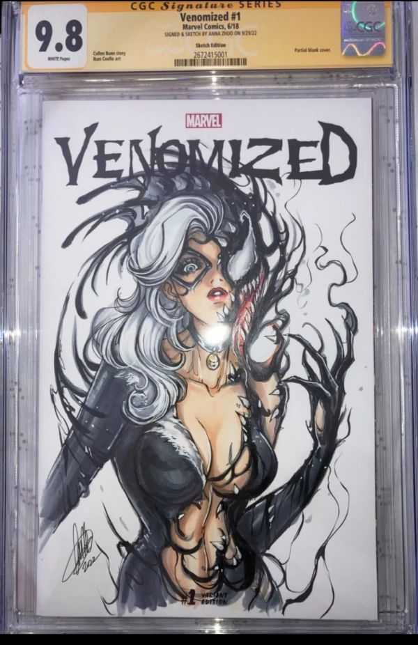 Image for Venomized Black Cat By Anna Zhuo CGC 9.8