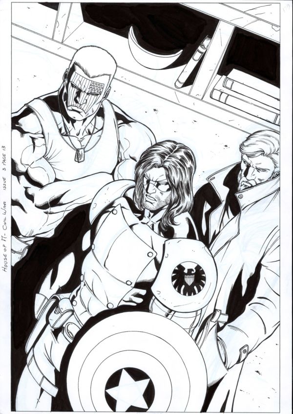 Image for House of M: Civil War #3 page 13 by Andrea Di Vito