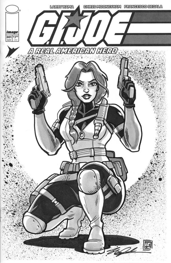 Image for G.I. Joe Scarlett sketch cover by Tim Shinn