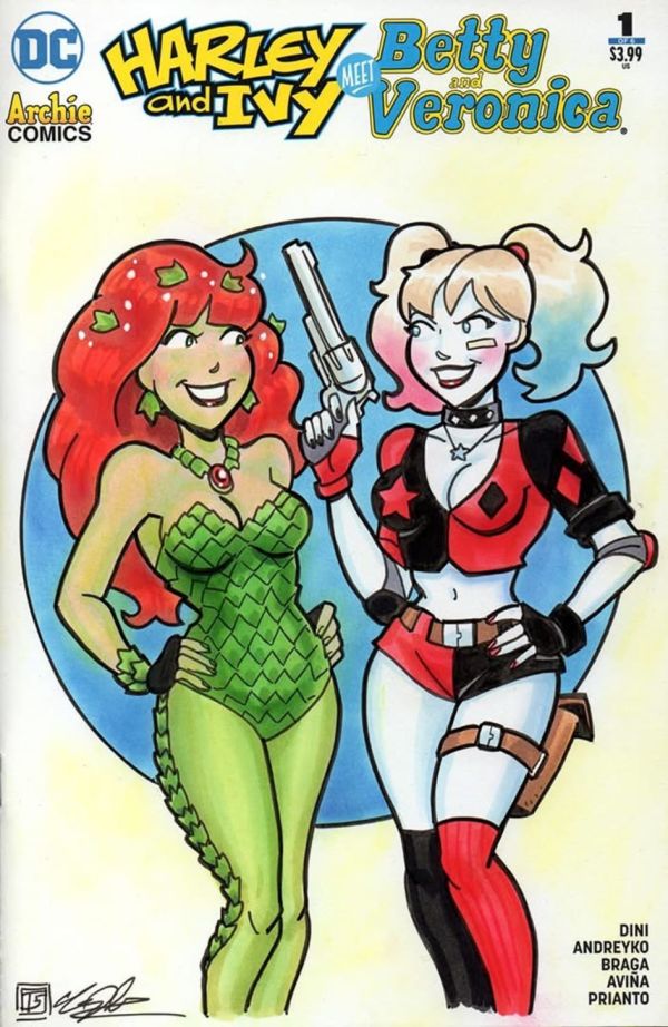 Image for Harley and Ivy sketch cover by Tim Shinn