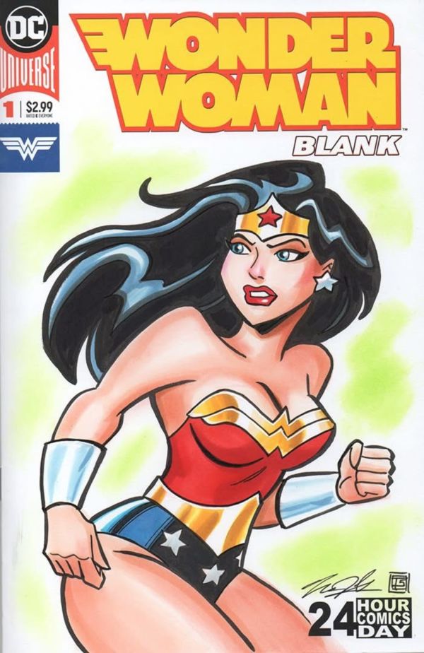 Image for Wonder Woman sketch cover by Tim Shinn