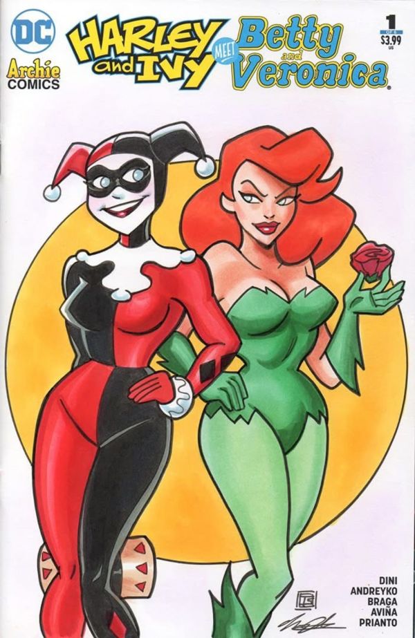 Image for Harley and Ivy sketch cover by Tim Shinn