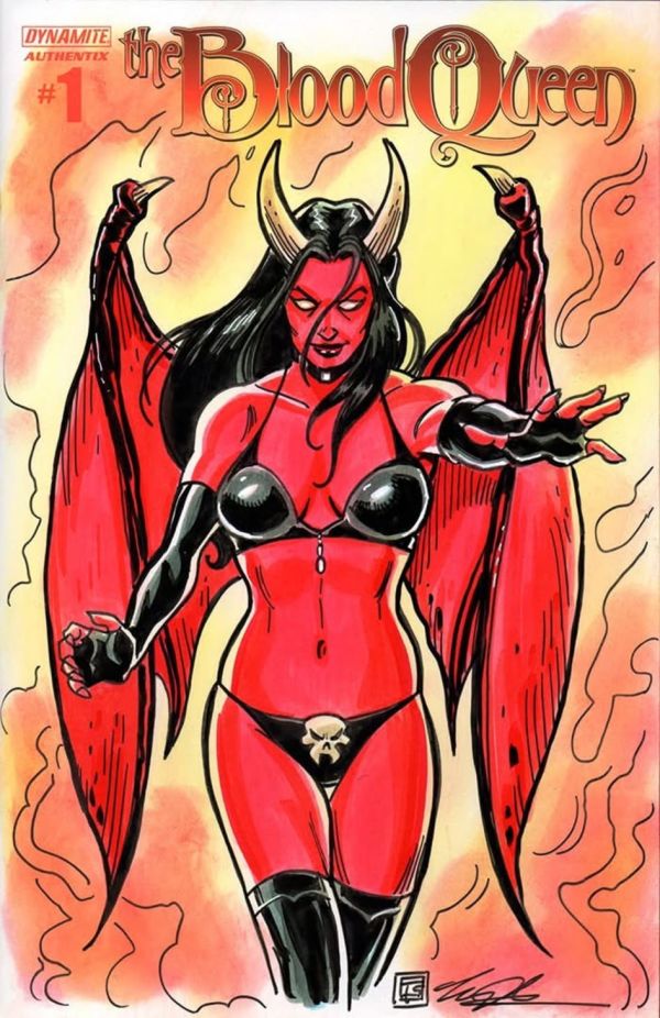 Image for Blood Queen sketch cover by Tim Shinn