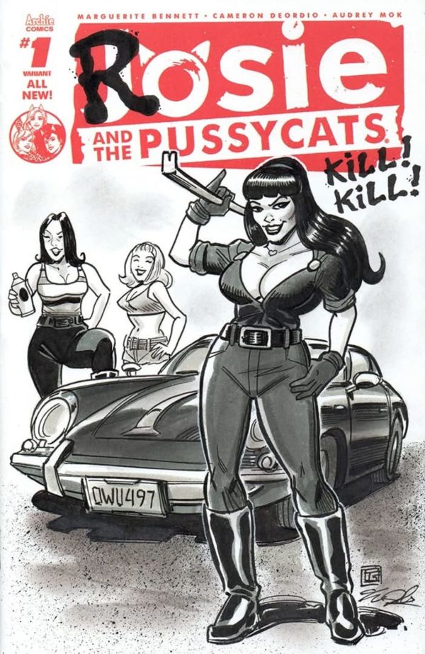 Image for Faster Pussycat sketch cover by Tim Shinn