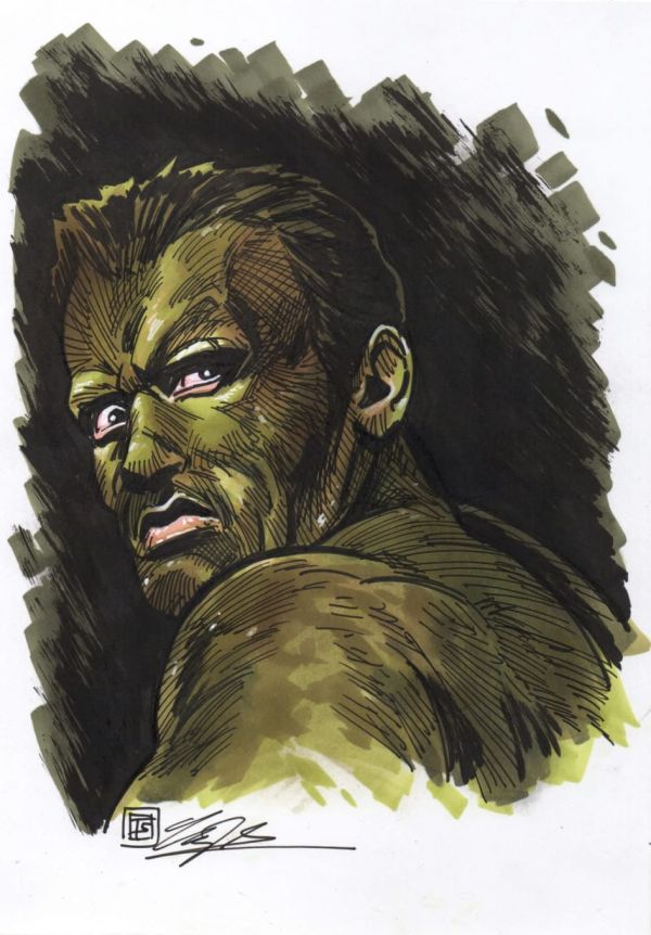 Image for Predator Dutch sketch by Tim Shinn