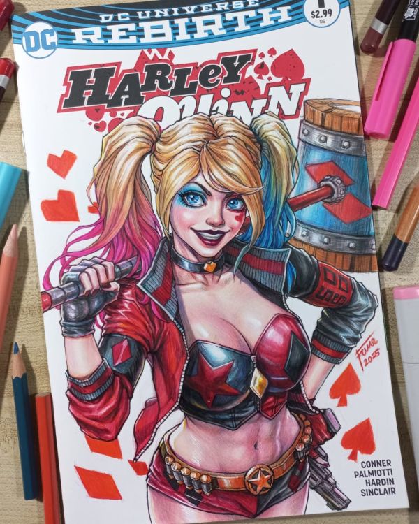 Image for Harley Quinn Commission - Blank Cover Art