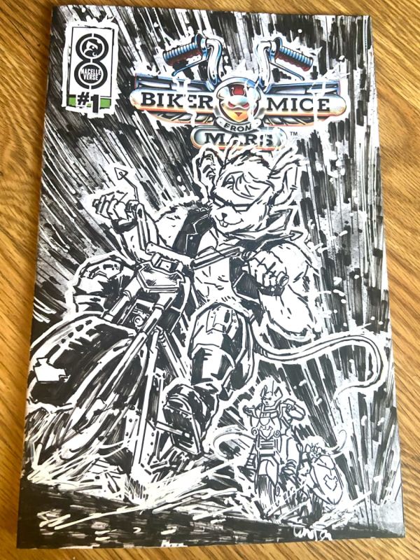 Image for Biker Mice from Mars Blank Cover Sketch