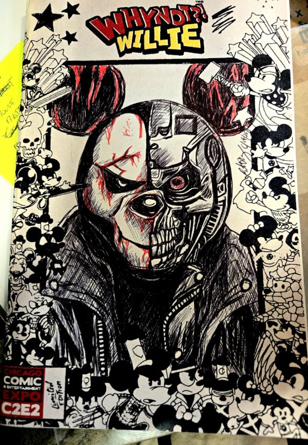Image for Terminator Mickey Sketch Cover