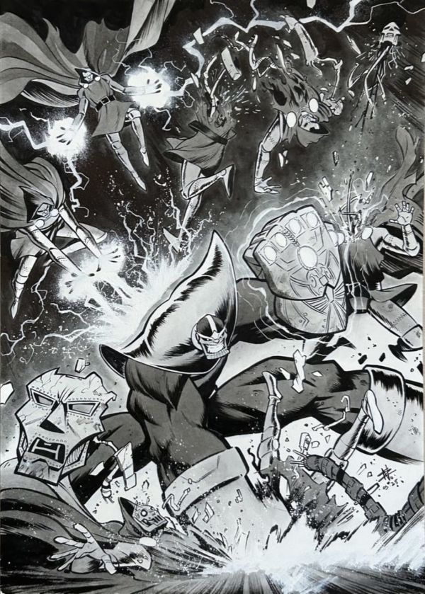 Image for Dr. Doom versus Thanos by Edison Neo