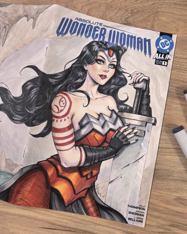 Image for Wonder woman - blank cover by Tofusenshi