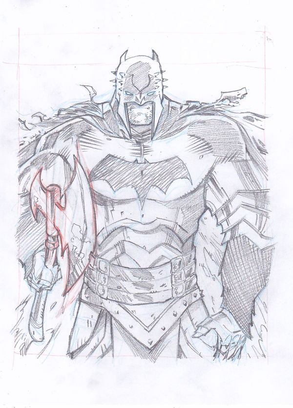 Image for Metal Batman Pencil Sketch
