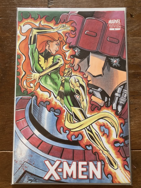 Image for X-Men Sketch Cover Featuring Phoenix by Jason Spyda Adams
