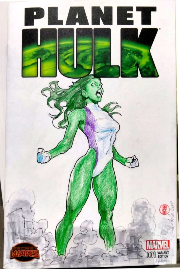 Image for She-Hulk Sketch Cover Planet Hulk #1
