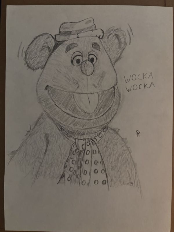 Image for Fozzie Bear (8x11 in) by R.S.