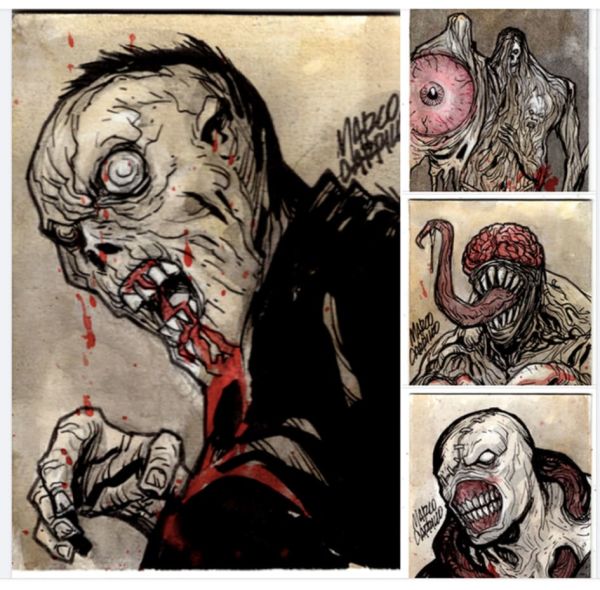 Image for Resident Evil four sketch cards