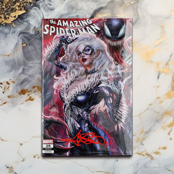 Image for (Signed) The Amazing Spider-Man #29 Ariel Diaz Exclusive Trade Dress Variant