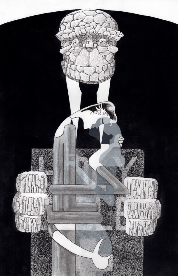 Image for Mr. Fantastic and Invisible Woman Married by The Thing.