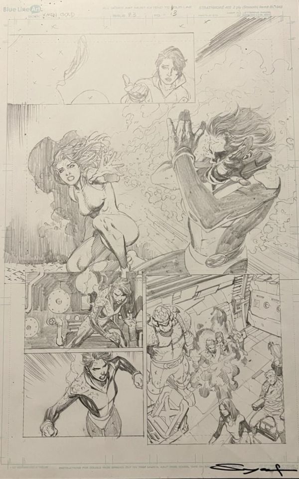 Image for Original X-Men Comic Page