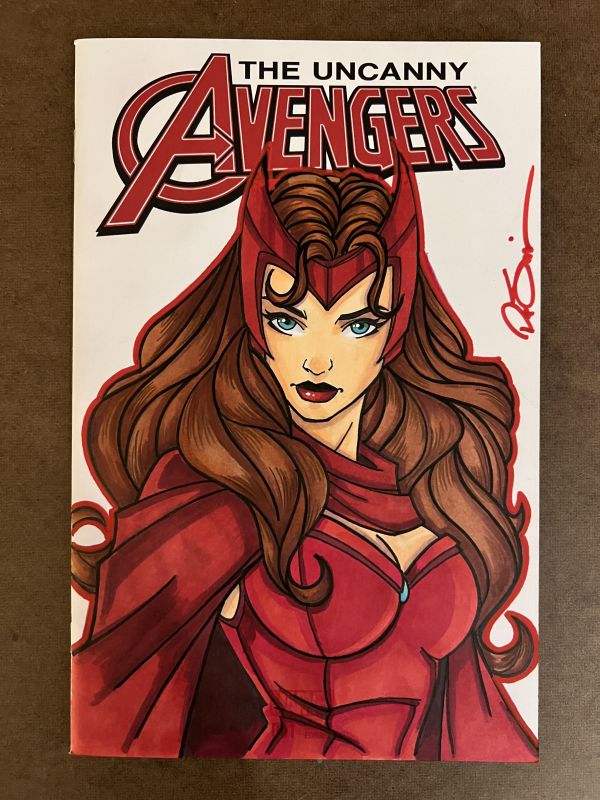 Image for Original Scarlet Witch Illustration by Peter Smith 
