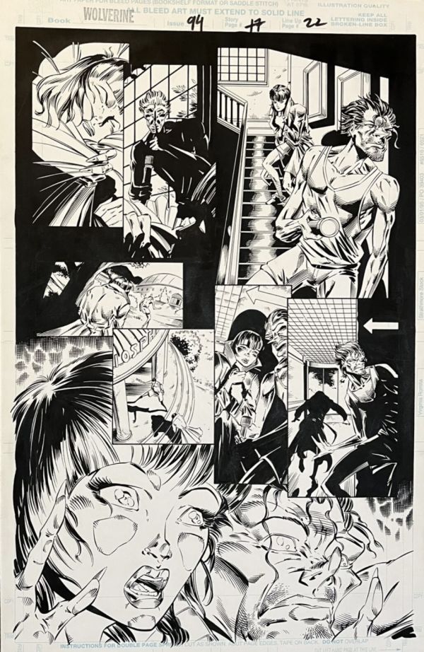 Image for Original published Wolverine page Wolverine Vol II #94 pg 22
