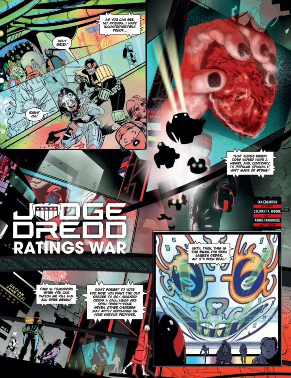 Image for Judge Dredd: Ratings War Interior Page
