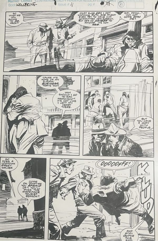 Image for John Buscema Bill Sienkiewicz Wolverine 11 pg 8