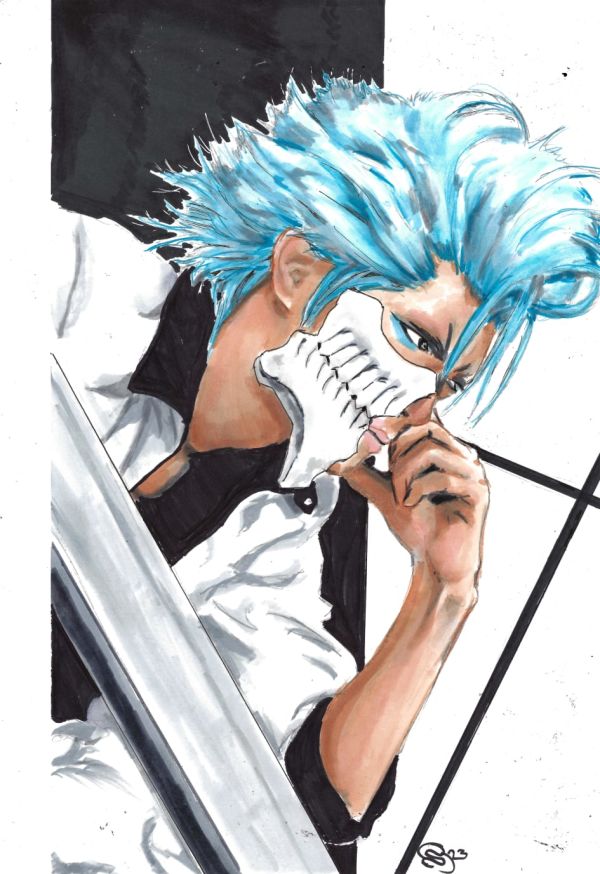 Image for Grimmjow Jaegerjaquez Bleach Art by Shawn Howe