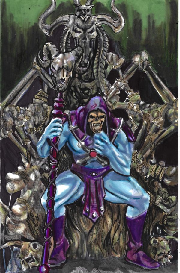 Image for Skeletor Throne Illustration