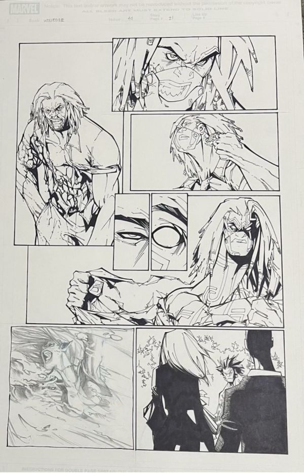 Image for Humberto Ramos pencils Carlos Cuevas inks  Wolverine Vol 3 issue 44 pg 21