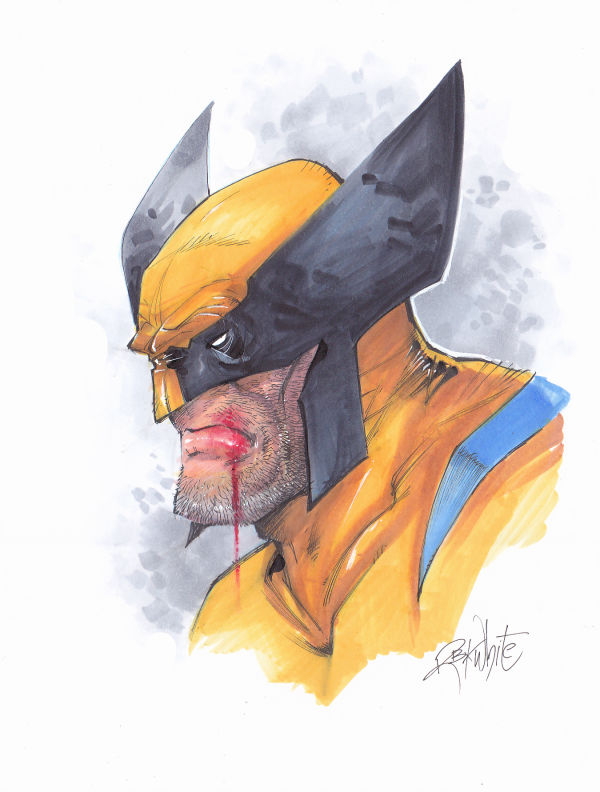 Image for Wolverine 9x12 Illustration