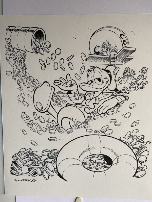 Image for Scrooge McDuck  and Donald Duck Cover Art by Paco Rodríguez