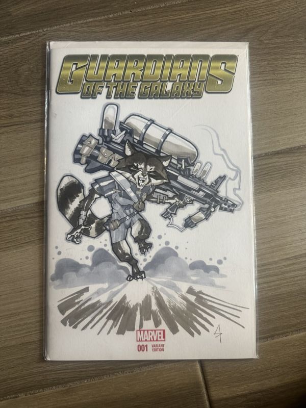 Image for Guardians of the Galaxy Rocket Raccoon Sketch Cover